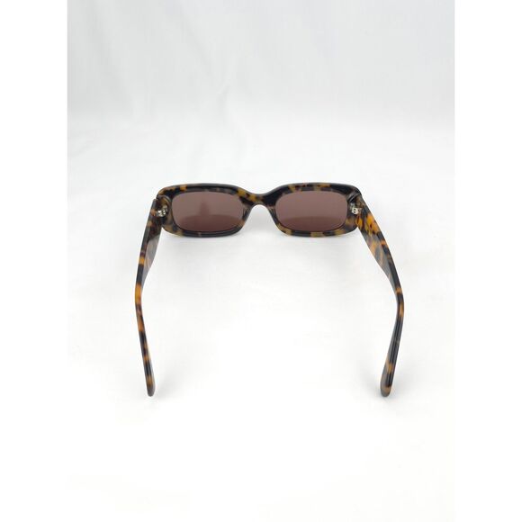 Madewell Baymont Square Sunglasses Brown Tortoise Multi Y2K Classic - Picture 9 of 13